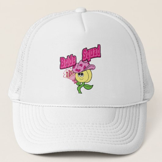 Mikitiez Cowboy Bridesquad June Bride Baby Bib Truckerkappe (Vorderseite)