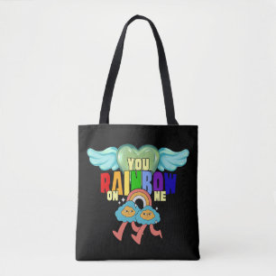 Mikitiez cupid niedliche Regenbogen-Zwillingsfreun Tasche
