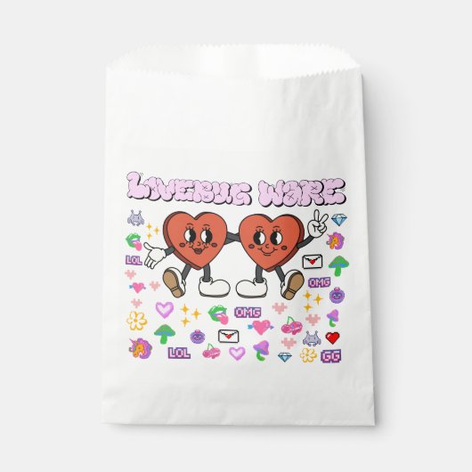 Mikitiez Custom Valentine lustige Lovebug Software Geschenktütchen (Vorderseite)