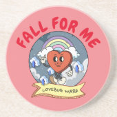 Mikitiez Custom Valentine lustige Lovebug Software Getränkeuntersetzer (Vorne)