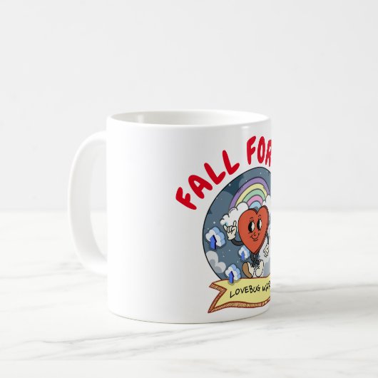 Mikitiez Custom Valentine lustige Lovebug Software Kaffeetasse (Vorderseite Links)