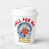 Mikitiez Custom Valentine lustige Lovebug Software Pappbecher (Rückseite)