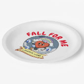 Mikitiez Custom Valentine lustige Lovebug Software Pappteller (Schrägansicht)