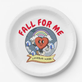 Mikitiez Custom Valentine lustige Lovebug Software Pappteller