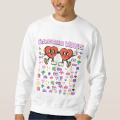 Mikitiez Custom Valentine lustige Lovebug Software Sweatshirt (Vorderseite)