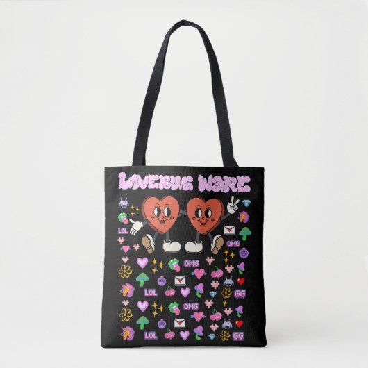 Mikitiez Custom Valentine lustige Lovebug Software Tasche (Vorderseite)