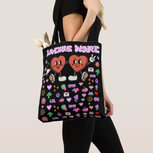 Mikitiez Custom Valentine lustige Lovebug Software Tasche (Von Nahem)