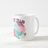 Mikitiez Dinosaurier Braut Hochzeitskommando Kaffeetasse (VorderseiteRechts)