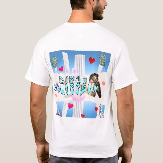 Mikitiez Disco Sommerfilm greek Gott Pop T-Shirt (Rückseite)