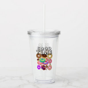 Mikitiez Donut Picknick Amerika Pridemonat Olympis Acryltrinkbecher
