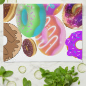 Mikitiez donut picknicknica Pridemonth Olympia Geschirrtuch (Gefaltet)