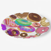 Mikitiez donut picknicknica Pridemonth Olympia Pappteller (Schrägansicht)