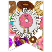 Mikitiez donut picknicknica Pridemonth Olympia Wimpelkette (Erste Fahne)