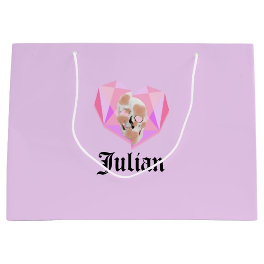 Mikitiez dreamer Schädel Tätowierung Regenbogenstr Große Geschenktüte (Vorderseite)