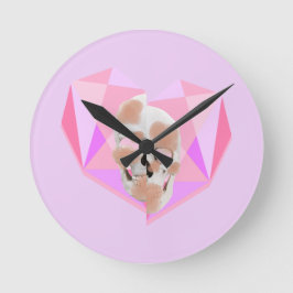 Mikitiez dreamer Schädel Tätowierung Regenbogenstr Runde Wanduhr