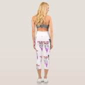 Mikitiez Eis Gelato Rollingstone Rock grün Capri Leggings (Rückseite)
