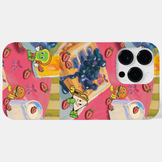 Mikitiez Erdbeere yogerry usaflag Hammerobst Case-Mate iPhone Hülle (Rückseite (Horizontal))