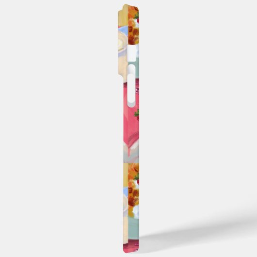 Mikitiez Erdbeere yogerry usaflag Hammerobst Case-Mate iPhone Hülle (Rückseite / Links)