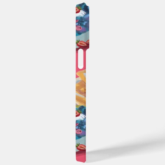 Mikitiez Erdbeere yogerry usaflag Hammerobst Case-Mate iPhone Hülle (Rückseite / Rechts)