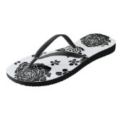 Mikitiez Erdday Natur Selflove Rose Blume Badesandalen (Schrägansicht)