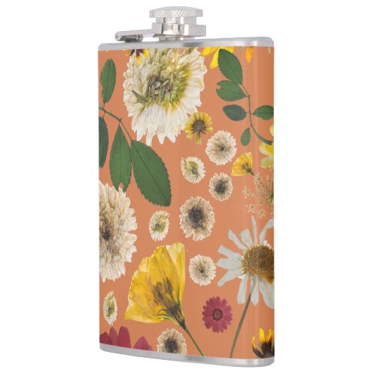 Mikitiez Erdday Natur Selflove Rose Blume Flachmann (Links)