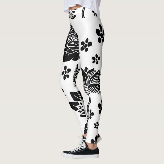 Mikitiez Erdday Natur Selflove Rose Blume Leggings (Links)