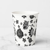 Mikitiez Erdday Natur Selflove Rose Blume Pappbecher (Rückseite)