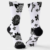 Mikitiez Erdday Natur Selflove Rose Blume Socken (Gewinkelt)