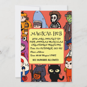 Mikitiez Feenhai Wizard grimreaper frankenstei Einladung