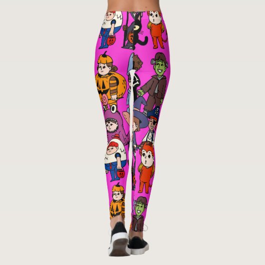 Mikitiez Feenhai Wizard grimreaper frankenstei Leggings (Rückseite)