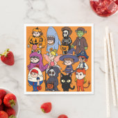 Mikitiez Feenhai Wizard grimreaper frankenstei Serviette (Beispiel)