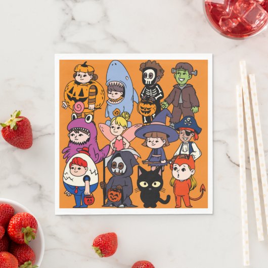 Mikitiez Feenhai Wizard grimreaper frankenstei Serviette (Beispiel)