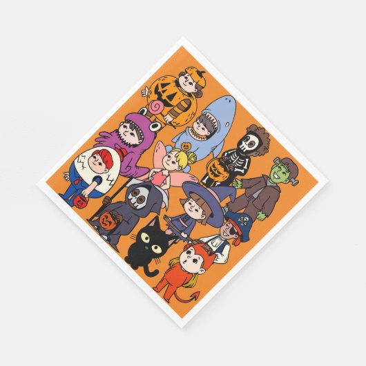 Mikitiez Feenhai Wizard grimreaper frankenstei Serviette (Ecke)