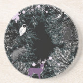 Mikitiez Feenmagie-Wald-Eule Getränkeuntersetzer (Vorne)