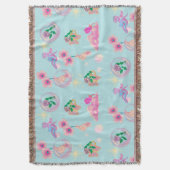 Mikitiez Feenwinkel Blaue Himmelskandy Mohn Liebe Decke (Vorderseite Vertikal)