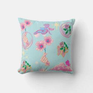 Mikitiez Feenwinkel Blaue Himmelskandy Mohn Liebe Kissen