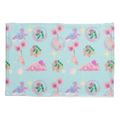 Mikitiez Feenwinkel Blaue Himmelskandy Mohn Liebe Kissenbezug (Rückseite-Links)