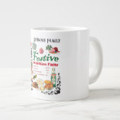 Mikitiez festivechristmas recipe baking holiday Jumbo-Tasse (Vorderseite Rechts)