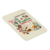 Mikitiez festivechristmas recipe baking holiday magnet (Rechte Seite)