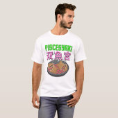 Mikitiez Frühling Sommerspiss Fisch Frühstücksstra T-Shirt (Vorne ganz)