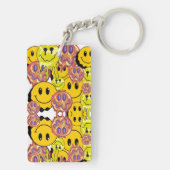 Mikitiez gegenüber gelben Garten Schlüsselanhänger (Rückseite)