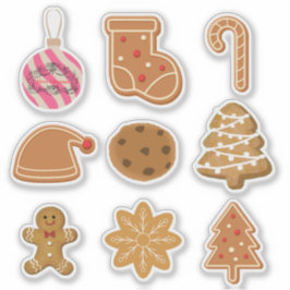 Mikitiez gingerbread christmascookiesandmilk santa aufkleber