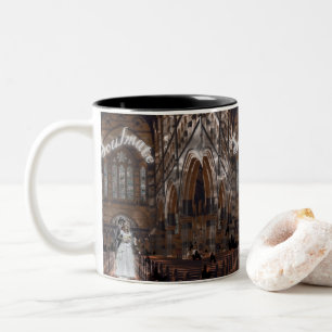 Mikitiez gothic halloween Hochzeitssoulmate Vintag Zweifarbige Tasse