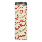 Mikitiez gothmas ribbon redwhite candycane x'mas thermosbecher (Rückseite)