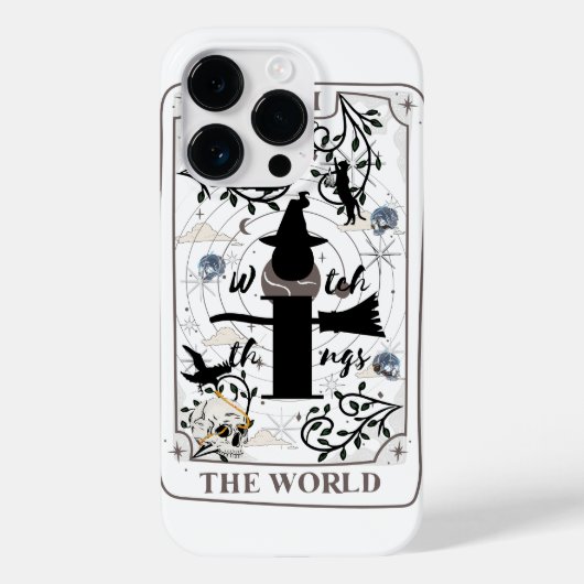 Mikitiez grundlegende Hexenzauberer tarotcard schw Case-Mate iPhone Hülle (Rückseite)