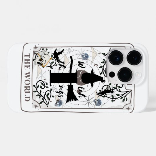 Mikitiez grundlegende Hexenzauberer tarotcard schw Case-Mate iPhone Hülle (Rückseite (Horizontal))