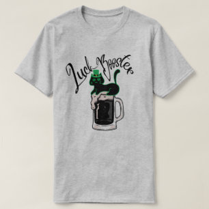 Mikitiez grüne Minze glückliche schwarze Saintpatr T-Shirt