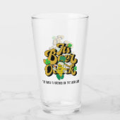 Mikitiez grünes Glück Saint Patrick's Day Glas (Rückseite)