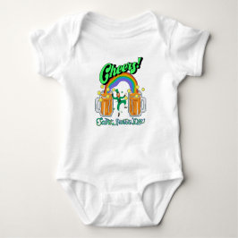 Mikitiez grünes Glück Saint Patrick's Day Irishbie Baby Strampler