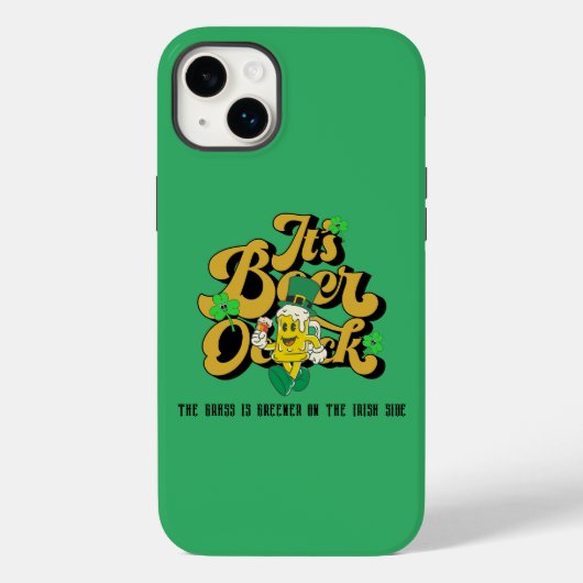 Mikitiez grünes Glück Saint Patrick's Day Irishbie Case-Mate iPhone Hülle (Rückseite)